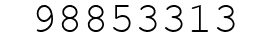 Number 98853313.