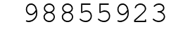 Number 98855923.