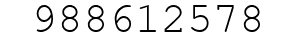 Number 988612578.