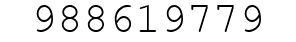 Number 988619779.