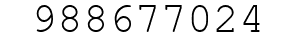 Number 988677024.