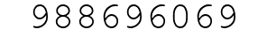 Number 988696069.