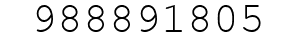 Number 988891805.
