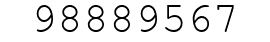 Number 98889567.