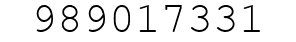 Number 989017331.