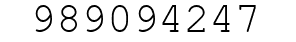 Number 989094247.