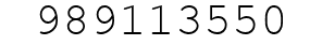 Number 989113550.