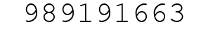 Number 989191663.