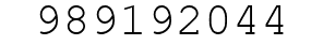 Number 989192044.