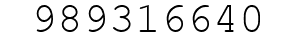 Number 989316640.