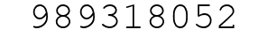 Number 989318052.