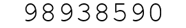 Number 98938590.