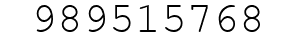 Number 989515768.