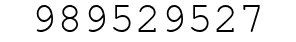 Number 989529527.