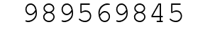 Number 989569845.