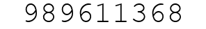 Number 989611368.