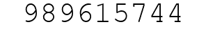 Number 989615744.