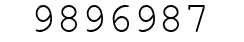 Number 9896987.