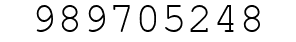 Number 989705248.