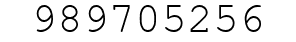 Number 989705256.