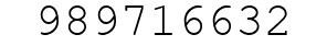 Number 989716632.