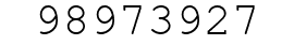Number 98973927.