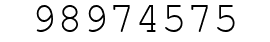 Number 98974575.