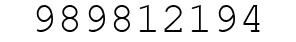 Number 989812194.