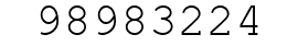 Number 98983224.