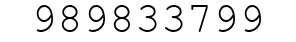 Number 989833799.