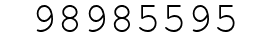 Number 98985595.
