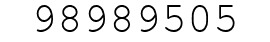 Number 98989505.