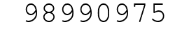 Number 98990975.