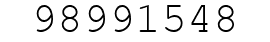 Number 98991548.