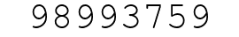 Number 98993759.