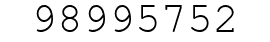 Number 98995752.