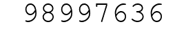 Number 98997636.