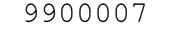Number 9900007.
