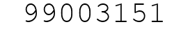 Number 99003151.