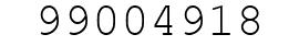 Number 99004918.