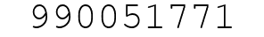 Number 990051771.