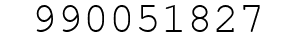 Number 990051827.