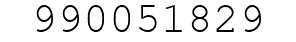 Number 990051829.