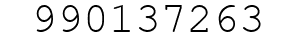 Number 990137263.