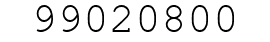Number 99020800.