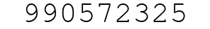 Number 990572325.