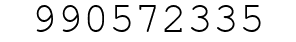 Number 990572335.
