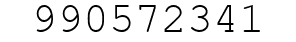 Number 990572341.