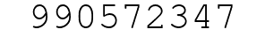 Number 990572347.