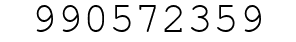 Number 990572359.